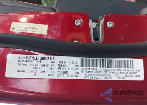 2014 Jeep Compass Latitude from USA, damaged, VIN 1C4NJCEB9ED503072